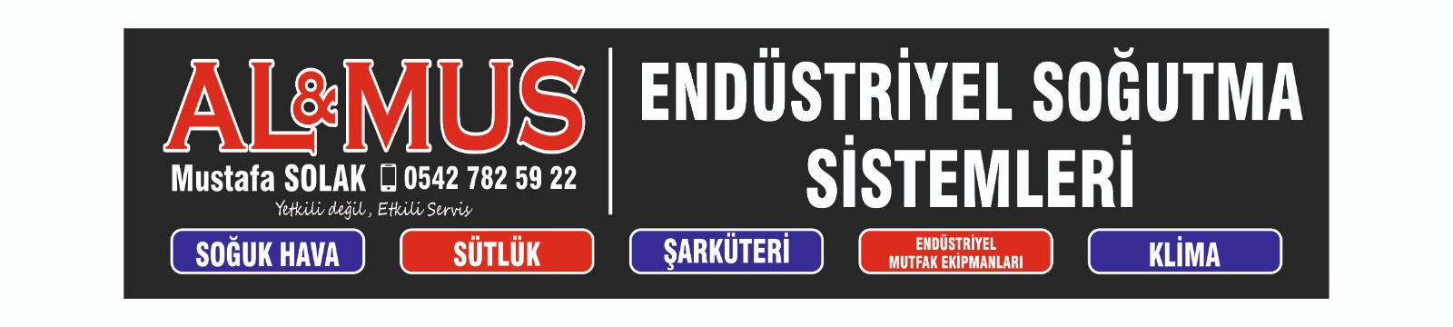 Almus endüstriyel soğutma sistemleri